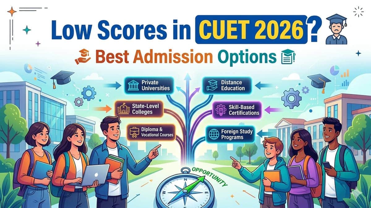 Low CUET 2026 Score? Top Colleges and Admission Options
